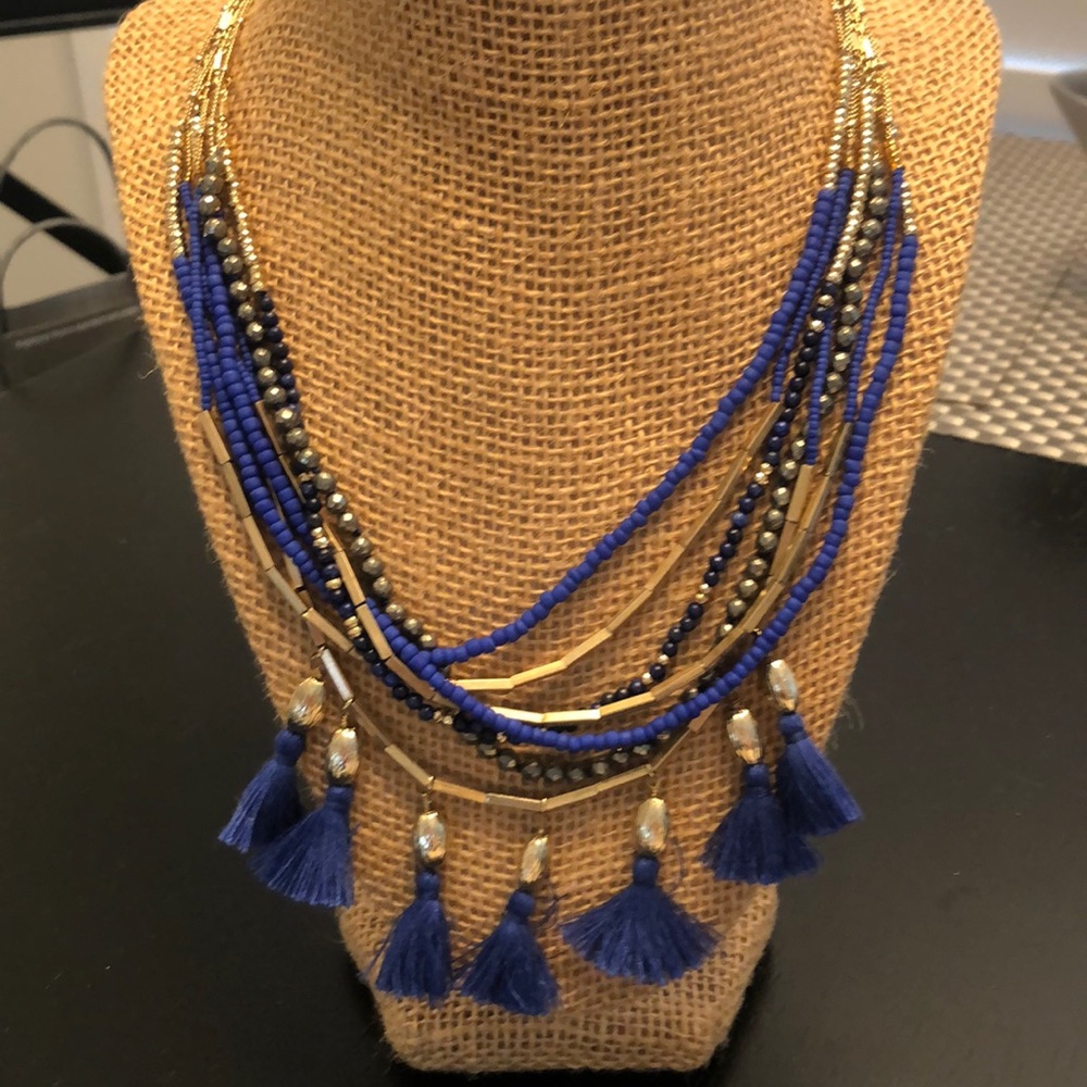 Stella & Dot Tulum Tassel Necklace